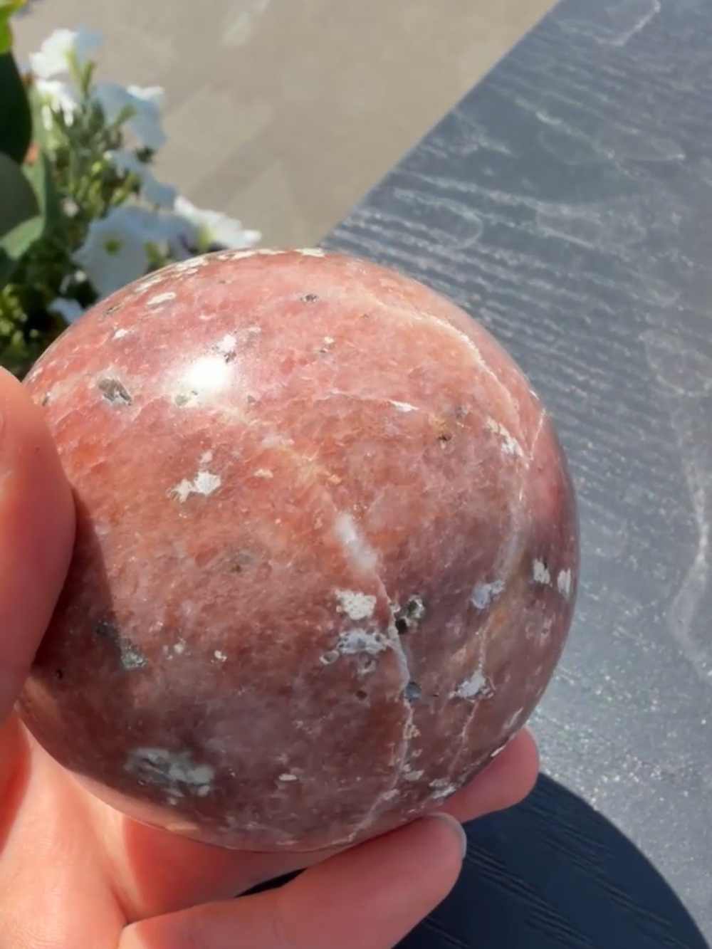 Strawberry Quartz Sphere | crystal